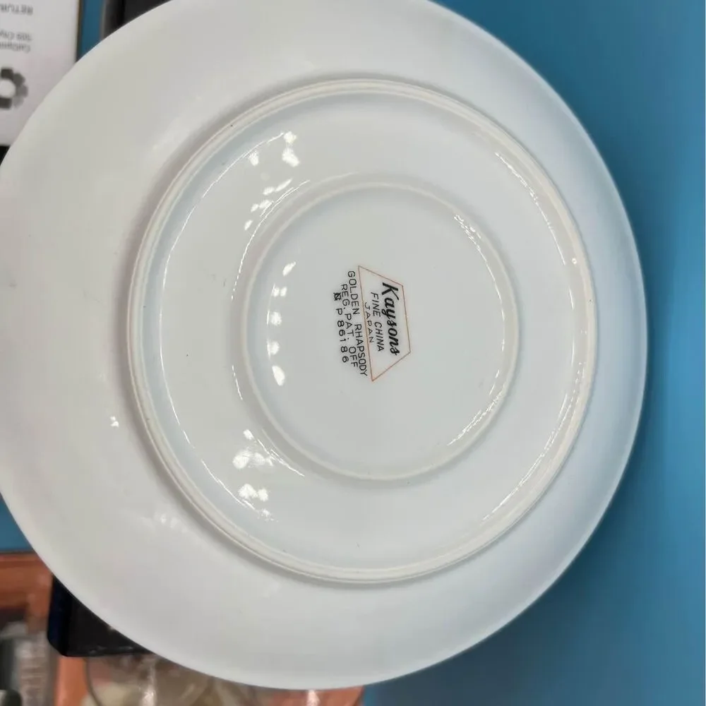 Gravy Boat attached underplate Kayson's, Rapsody